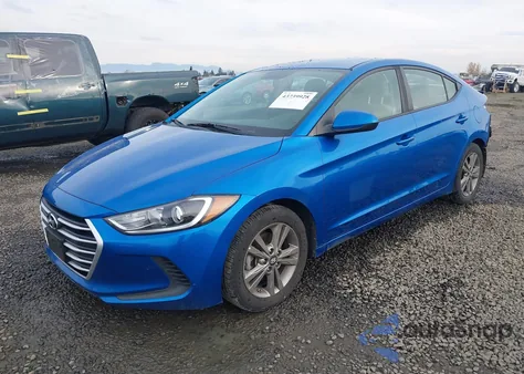 2018 Hyundai Elantra Sel из США, поврежденный, VIN 5NPD84LF7JH332426